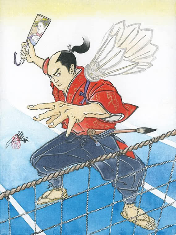 個展 / EDOGORIN「羽球」（2015年）